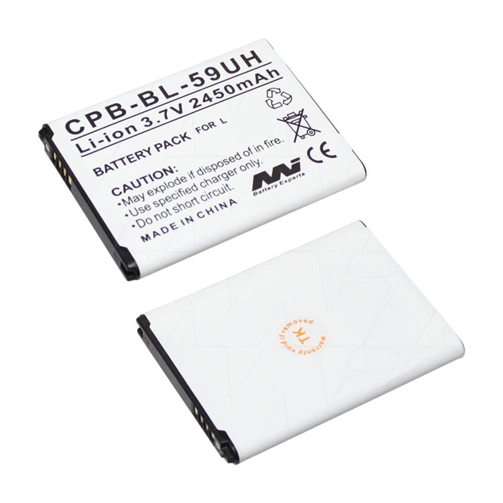 3.7V 2450mAh LiIon Mobile Phone battery