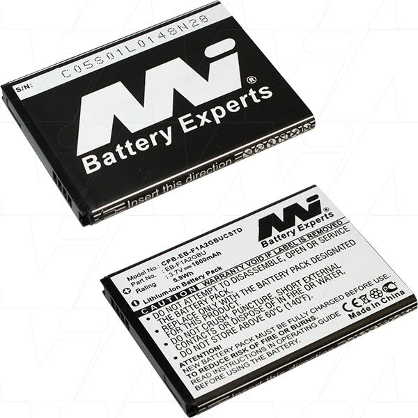 3.7V 1600mAh LiIon Mobile Phone battery suit. for Samsung