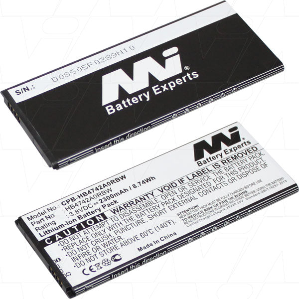 3.8V 2300mAh LiIon Mobile Phone battery