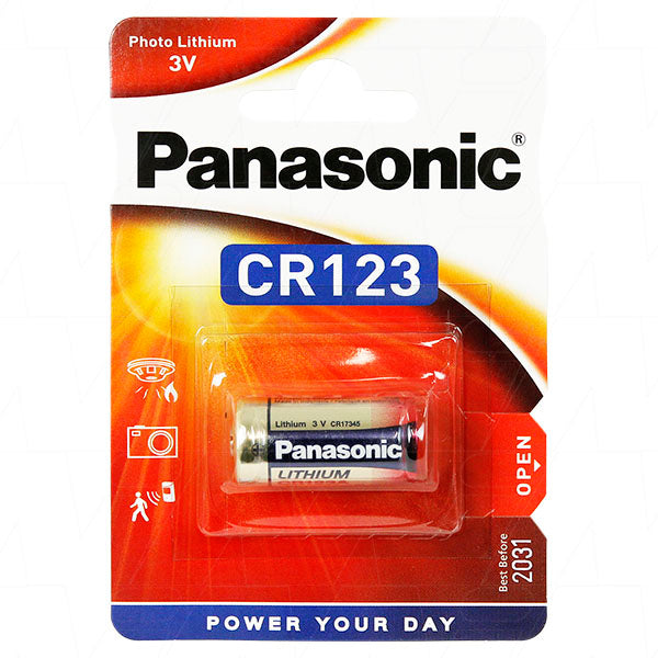 Panasonic CR123A Lithium Battery