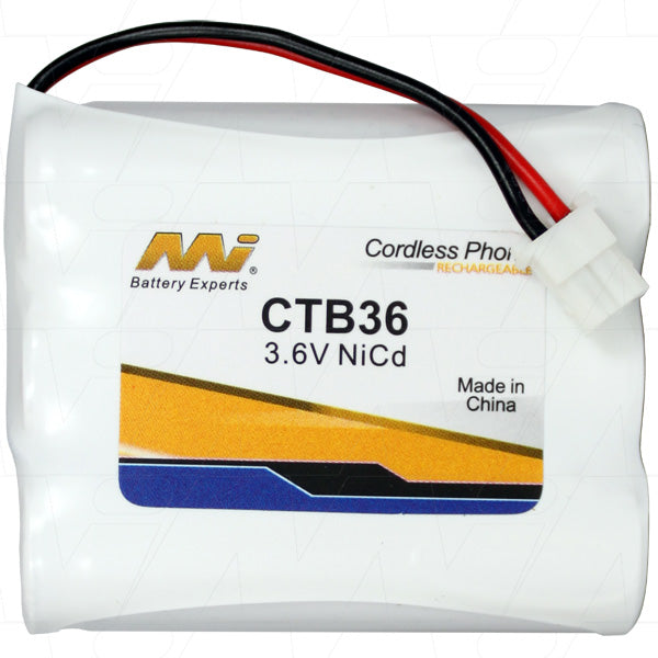 3.6V NiCd Cordless Phone battery suit. for Telstra