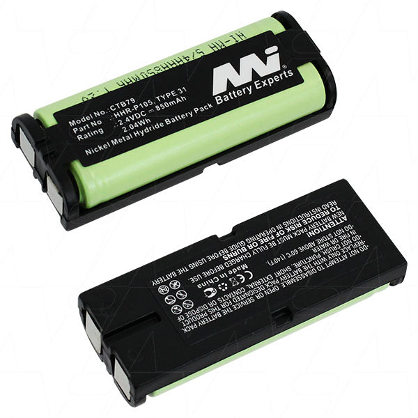 2.4V NiMH Cordless Phone battery suit. for Panasonic