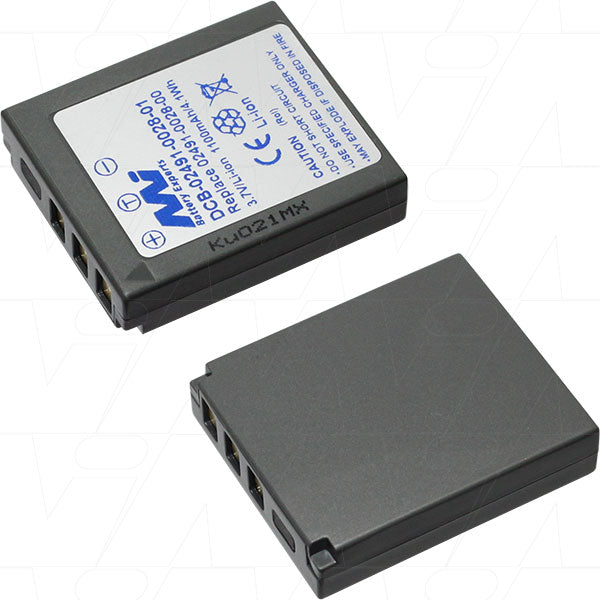 3.7V 1100mAh LiIon Digital Camera battery suit. for Many models