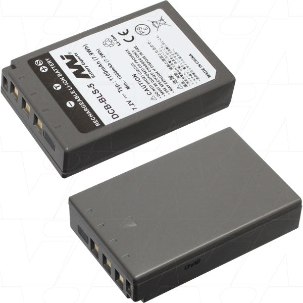 7.4V 1100mAh LiIon Digital Camera battery suit. for Olympus