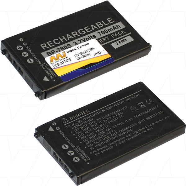 3.7V 700mAh LiIon Digital Camera battery suit. for Contax, Kyocera