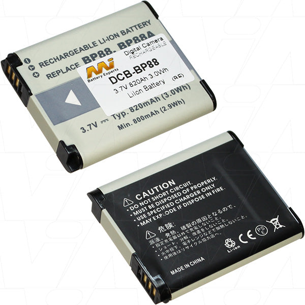 3.7V 800mAh LiIon Digital Camera battery suit. for Samsung