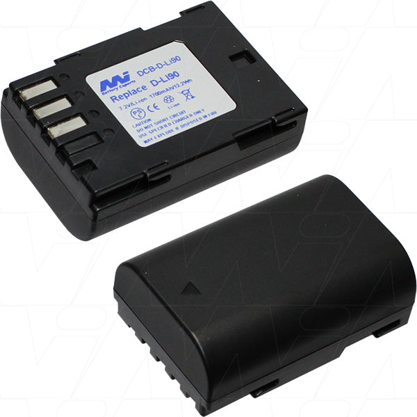 7.2V 1700mAh LiIon Digital Camera battery suit. for Pentax