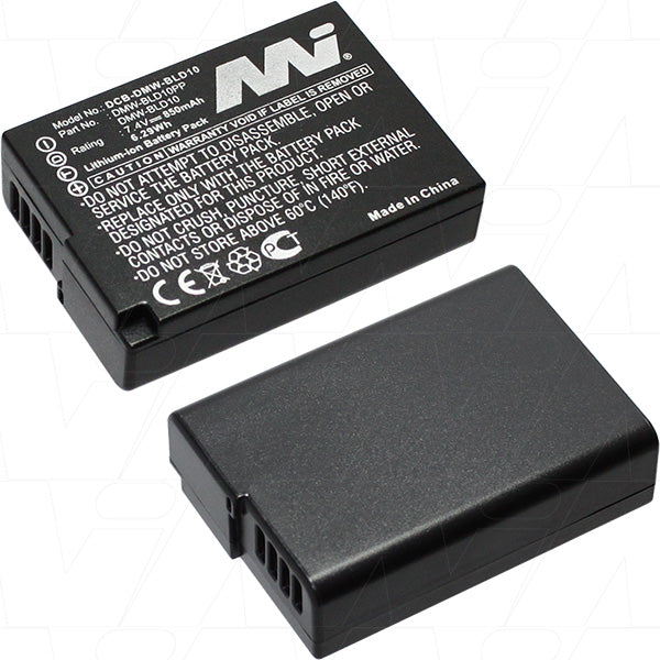 7.4V 850mAh LiIon Digital Camera battery suit. for Panasonic