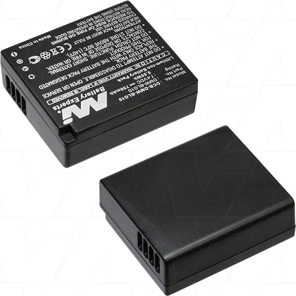 7.4V 750mAh LiIon Digital Camera battery suit. for Panasonic