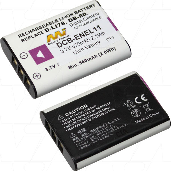 3.7V 570mAh LiIon Digital Camera battery suit. for Many models