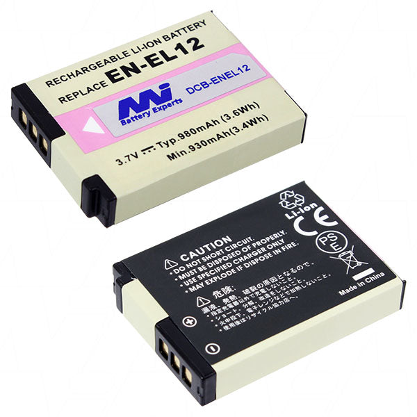 3.7V 1000mAh LiIon Digital Camera battery suit. for Nikon