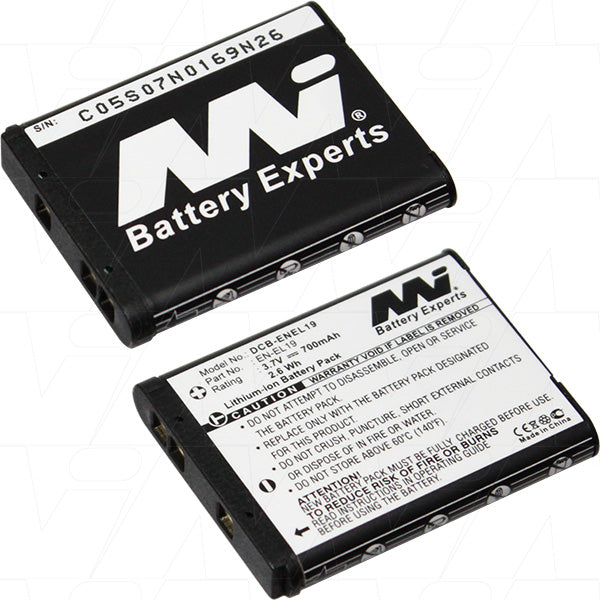 3.7V 700mAh LiIon Digital Camera battery suit. for Nikon