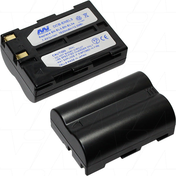 7.4V 1620mAh LiIon Digital Camera battery suit. for Nikon