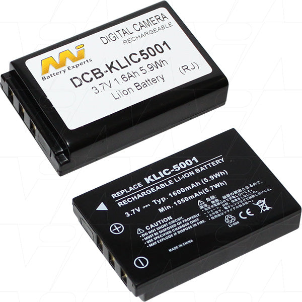 3.7V 1600mAh LiIon Digital Camera battery suit. for Kodak, Sanyo