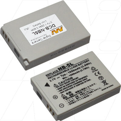 3.7V 1120mAh LiIon Digital Camera battery suit. for Canon