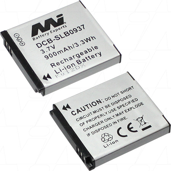 3.7V 900mAh LiIon Digital Camera battery suit. for Samsung