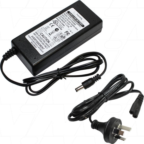 100-240VAC Input LiIon 3 Cell 12.6V Charger Output 3A + 2.1mm DC Plug