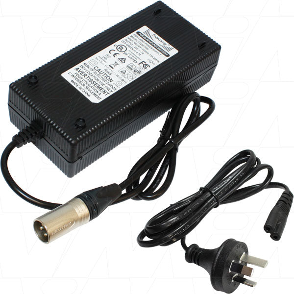 100-240VAC Input LiFePO4 8 Cell 28.8V Charger Output 7A + NC3MXX Plug