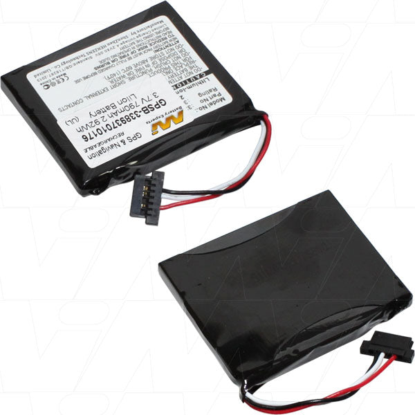 3.7V 790mAh LiIon GPS battery