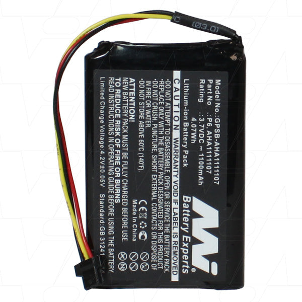 3.7V 1100mAh LiIon GPS battery suit. for TomTom