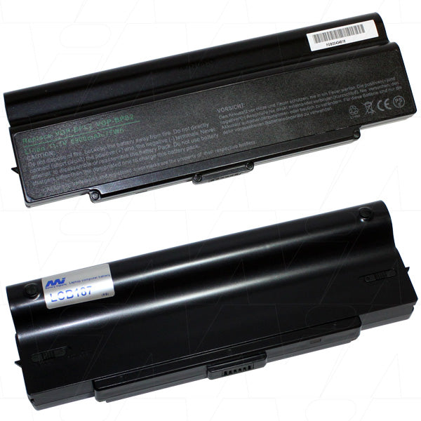 11.1V 77Wh / 6900mAh LiIon Laptop battery suit. for Sony