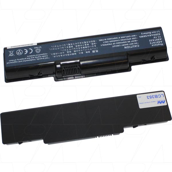 11.1V 58Wh / 5200mAh LiIon Laptop battery suit. for Acer