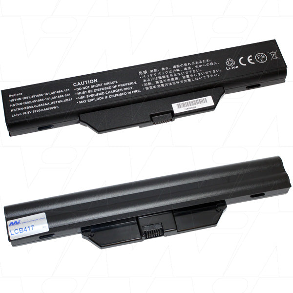 MI 10.8V 56Wh - 5200mAh LiIon Laptop batt suit. HP-Compaq