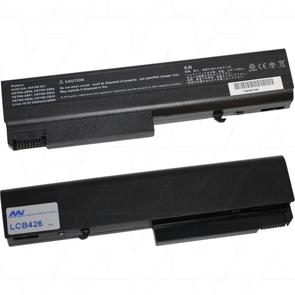 10.8V 56Wh - 5200mAh LiIon Laptop battery suit. for HP