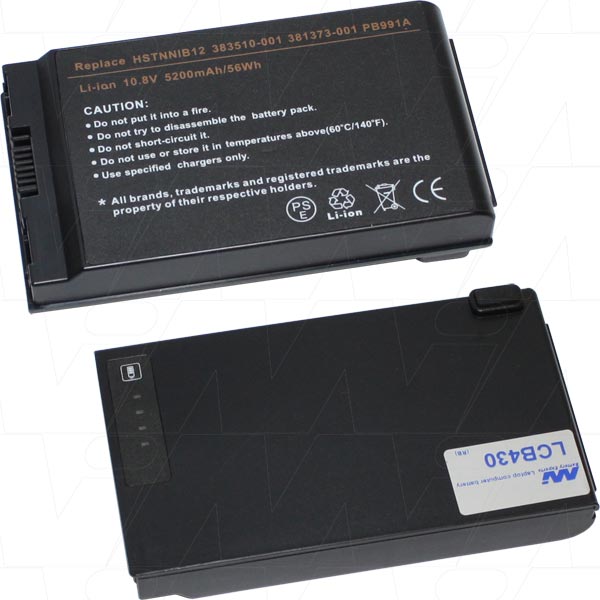 MI 10.8V 56Wh - 5200mAh LiIon Laptop batt suit. HP-Compaq