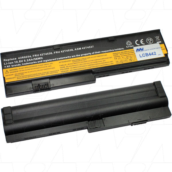 10.8V 56Wh - 5200mAh LiIon Laptop battery suit. for Lenovo