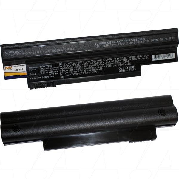 MI 11.1V 49Wh - 4400mAh Li-ion Laptop Battery Acer eMachines