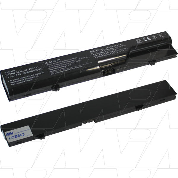 MI 10.8V 56Wh - 5200mAh LiIon Laptop batt suit. Compaq-HP