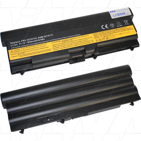 11.1V 87Wh - 7800mAh LiIon Laptop battery suit. for Lenovo