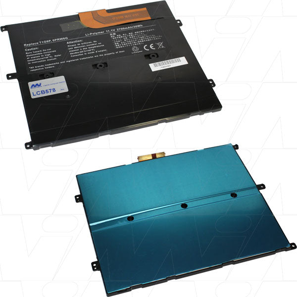 11.1V 30Wh - 2700mAh LiIon Laptop Battery suit. For Dell