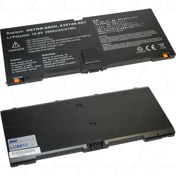 14.8V 41 Wh - 2800mAh LiPo Laptop Battery suit. For Hewlett Packard