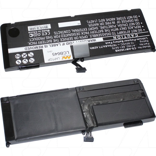 10.95V 77.5Wh - 7070mAh LiPo Laptop Battery suit. For Apple