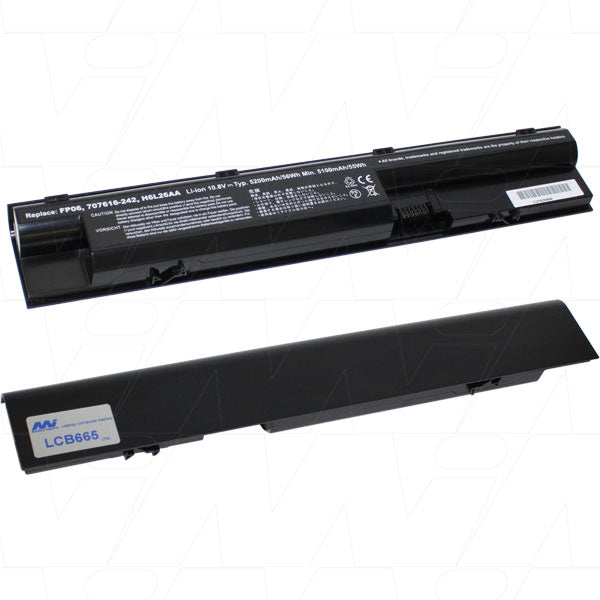 10.8V 56.16Wh - 5200mAh LiIon Laptop Battery