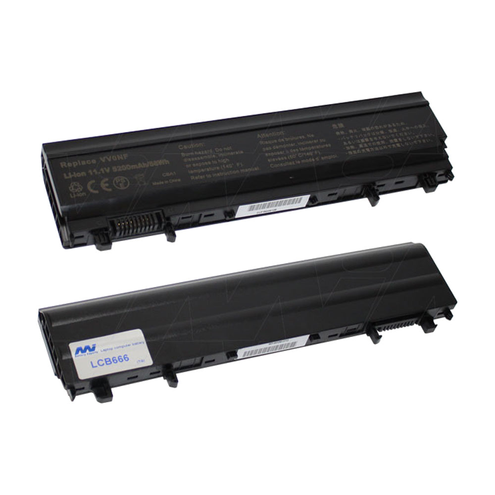 11.1V 57.72Wh - 5200mAh LiIon Laptop Battery