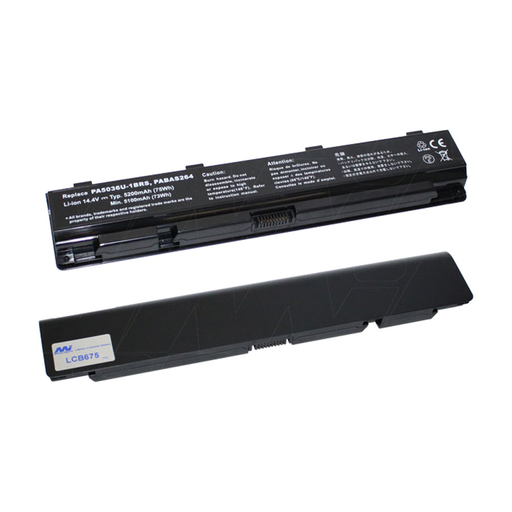 14.4V 74.88Wh - 5200mAh LiIon Laptop Battery