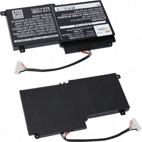 14.4V 40.75Wh - 2830mAh LiIon Laptop battery