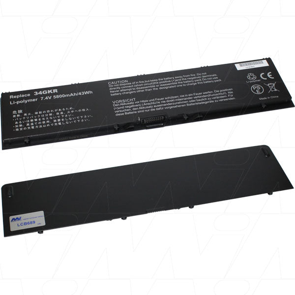 7.4V 58Wh - 5800mAh LiIon Laptop Battery