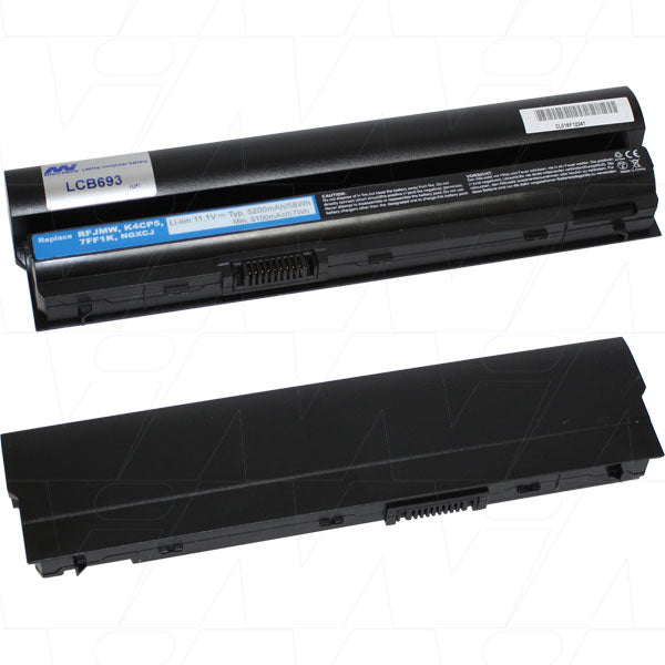 11.1V 58Wh - 5200mAh LiIon Laptop Battery