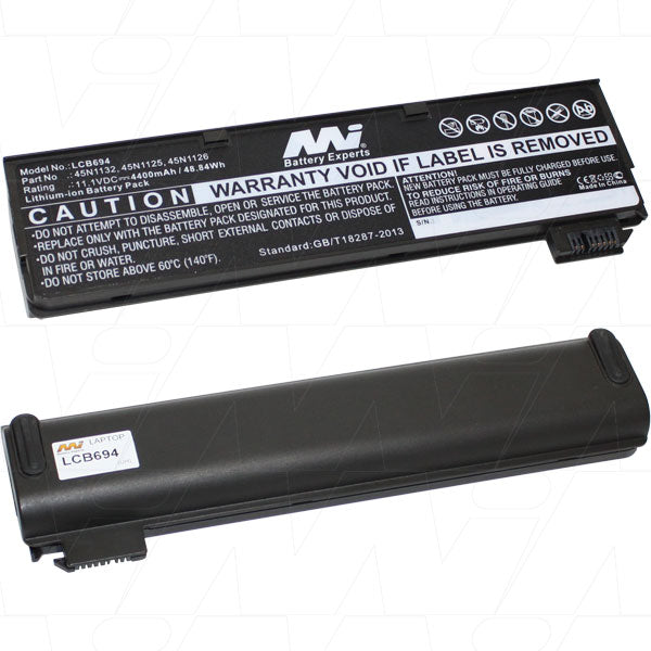 11.1V 48.84Wh - 4400mAh LiIon Laptop Battery