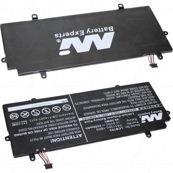 14.8V 49.58Wh - 3350mAh LiPo Laptop Battery