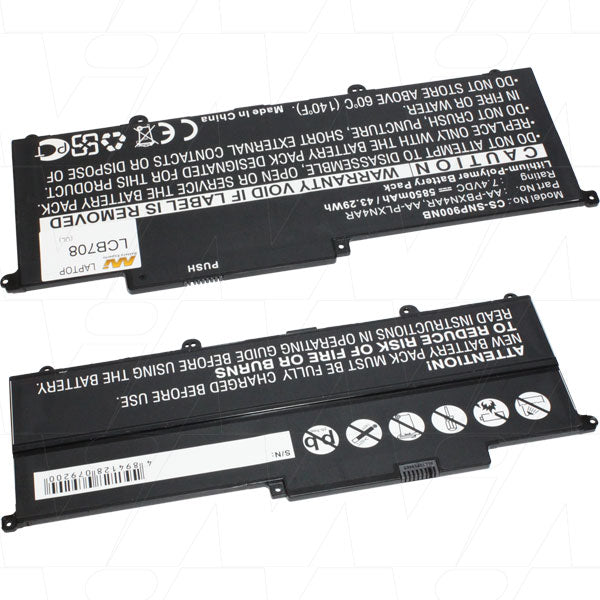 7.4V 43.29Wh - 5850mAh LiPo Laptop Battery