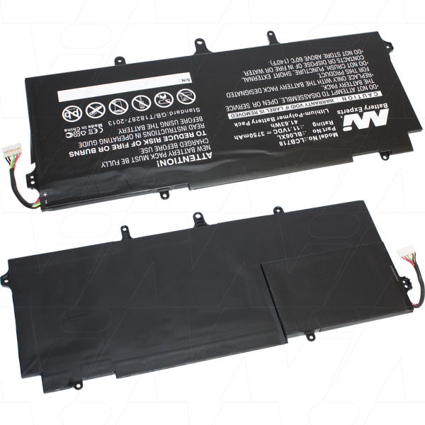 11.1V 41.63Wh - 3750mAh LiPo Laptop Battery