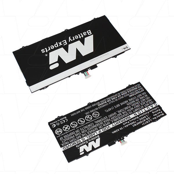 Samsung Galaxy Tab S 10.5 3.8V 7900mAh Li-Pol Battery