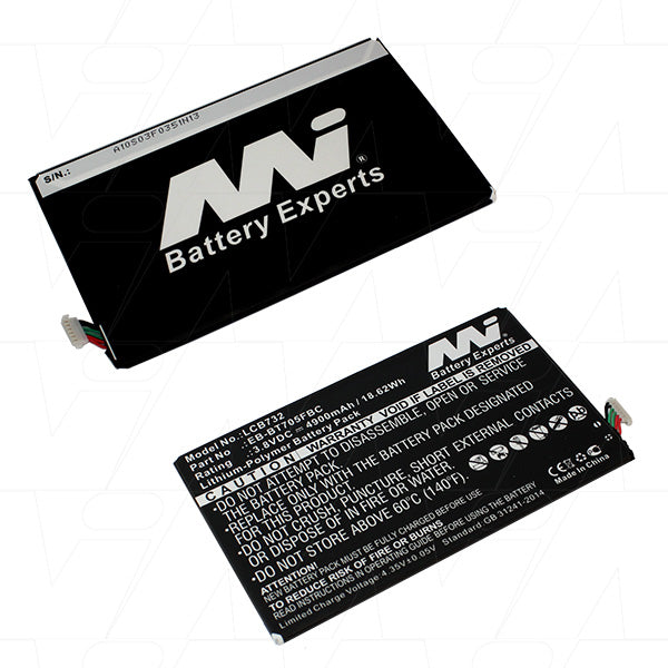 3.8V 18.62Wh - 4900mAh LiPo Laptop Battery suit. For Samsung