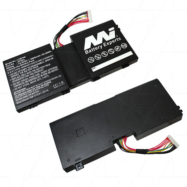 14.8V 82.88Wh / 5600mAh LiIon Laptop Battery suit. For Dell