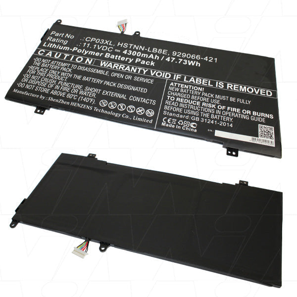 Laptop battery suitable for HP Spectre X360